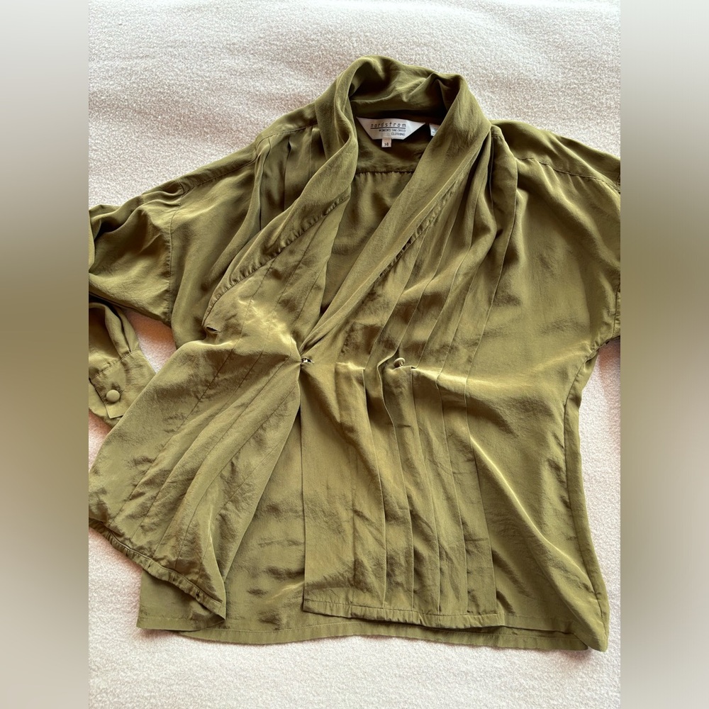 Vintage Nordstrom Silk Blouse - Picture 3 of 6